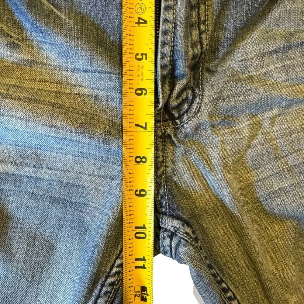 Urban Pipeline Slim Straight Mens Jeans 34x32 Distressed Y2K Style Vintage Denim